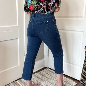 J Jill Denim Kick Flare Ankle Jeans Size 14